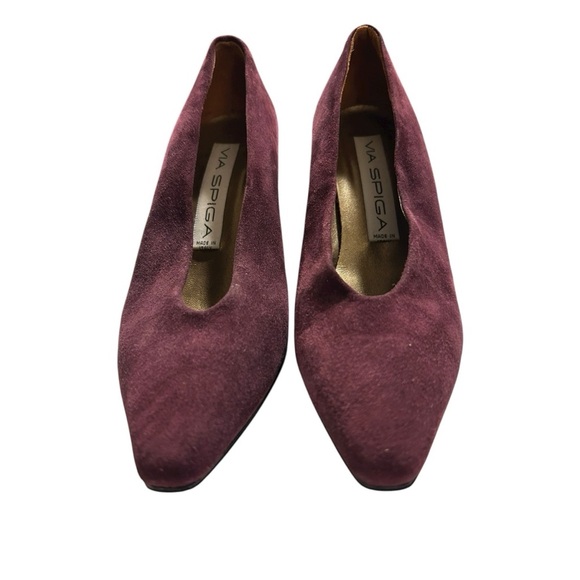 Via Spiga Plum Suede Classic Pumps – Size 6 - Picture 4 of 6